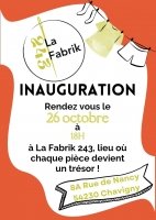 Inauguration boutique la Fabrik 243