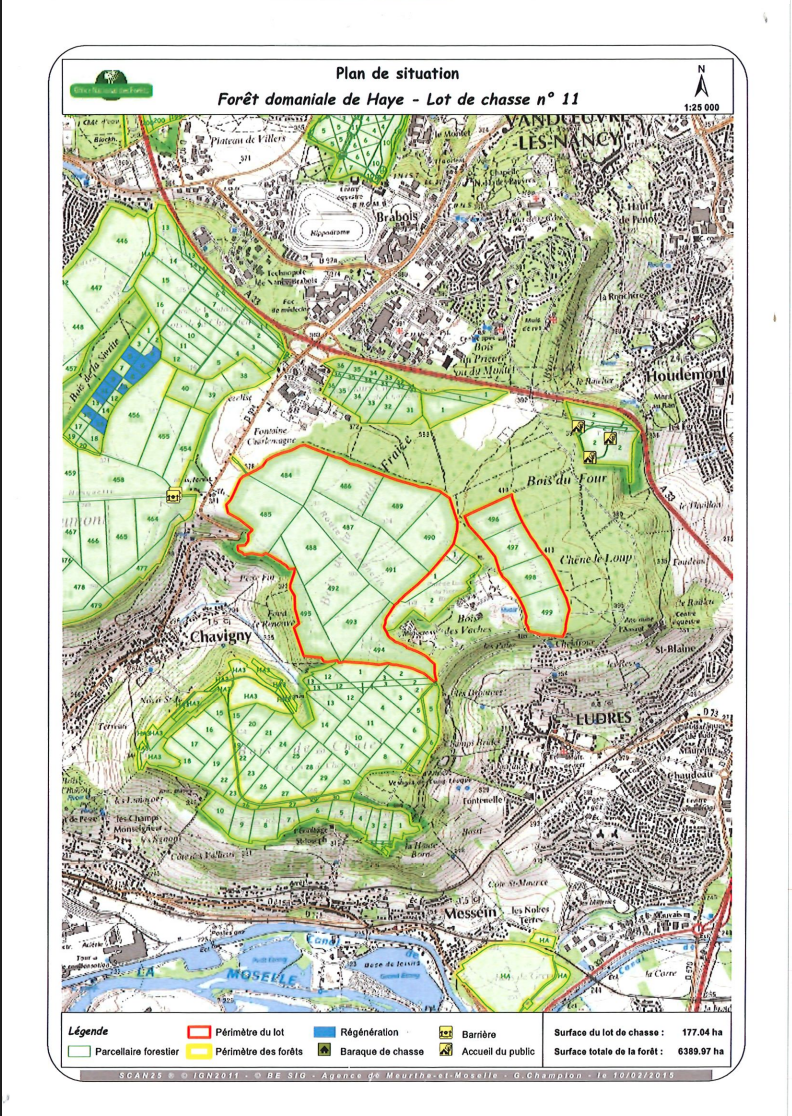 Chasse forêt domaniale